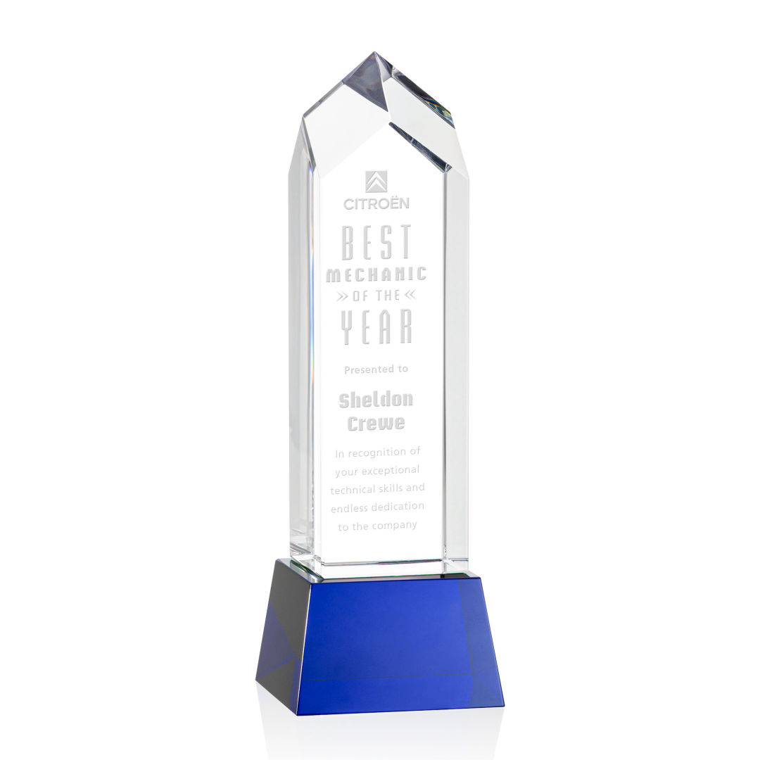 Clarington Award on Base - Blue 12