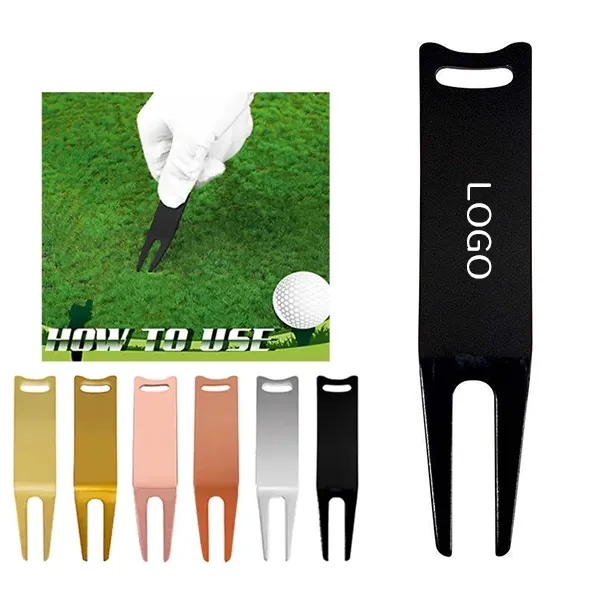 Metal Golf Divot Repair Tool - Personalized Custom Design 2