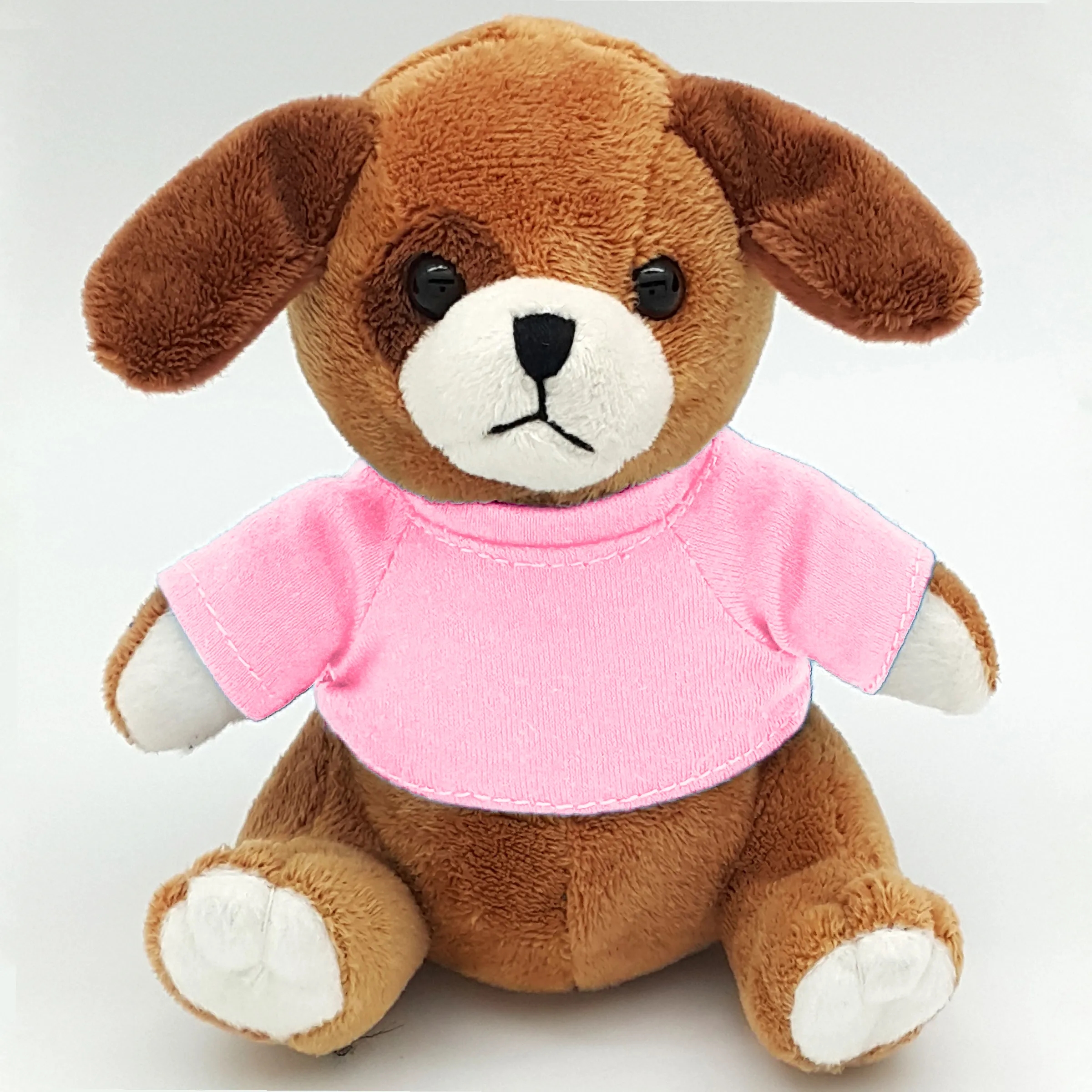 6" Beanie Dog with Embroidered Eyes 21