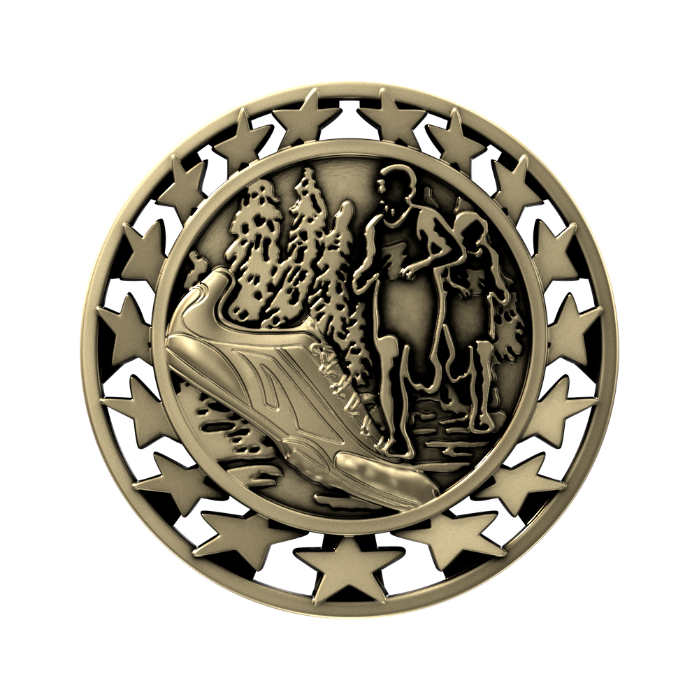Cross Country Star Medallion (2-1/2") 4