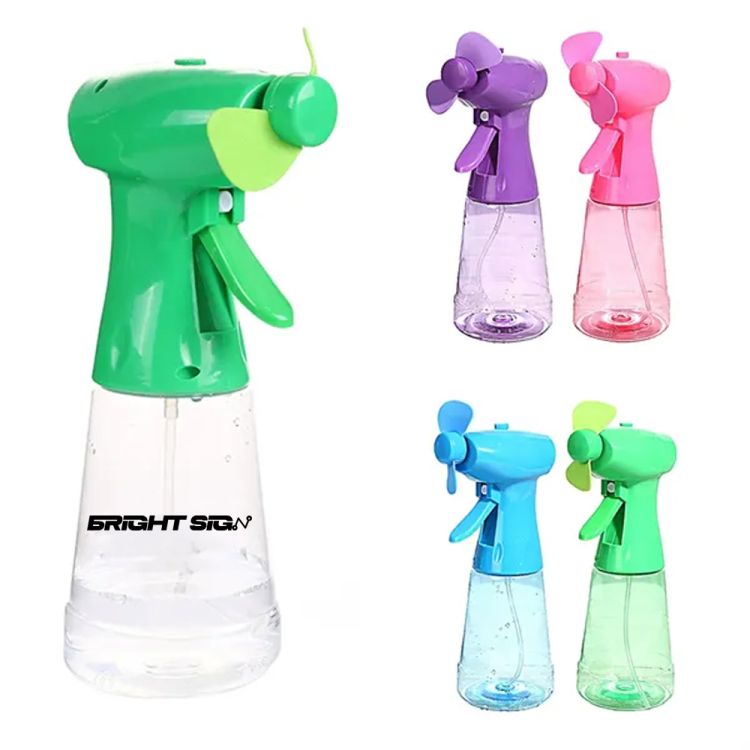 Handheld Spray Mist Cooling Fan 2