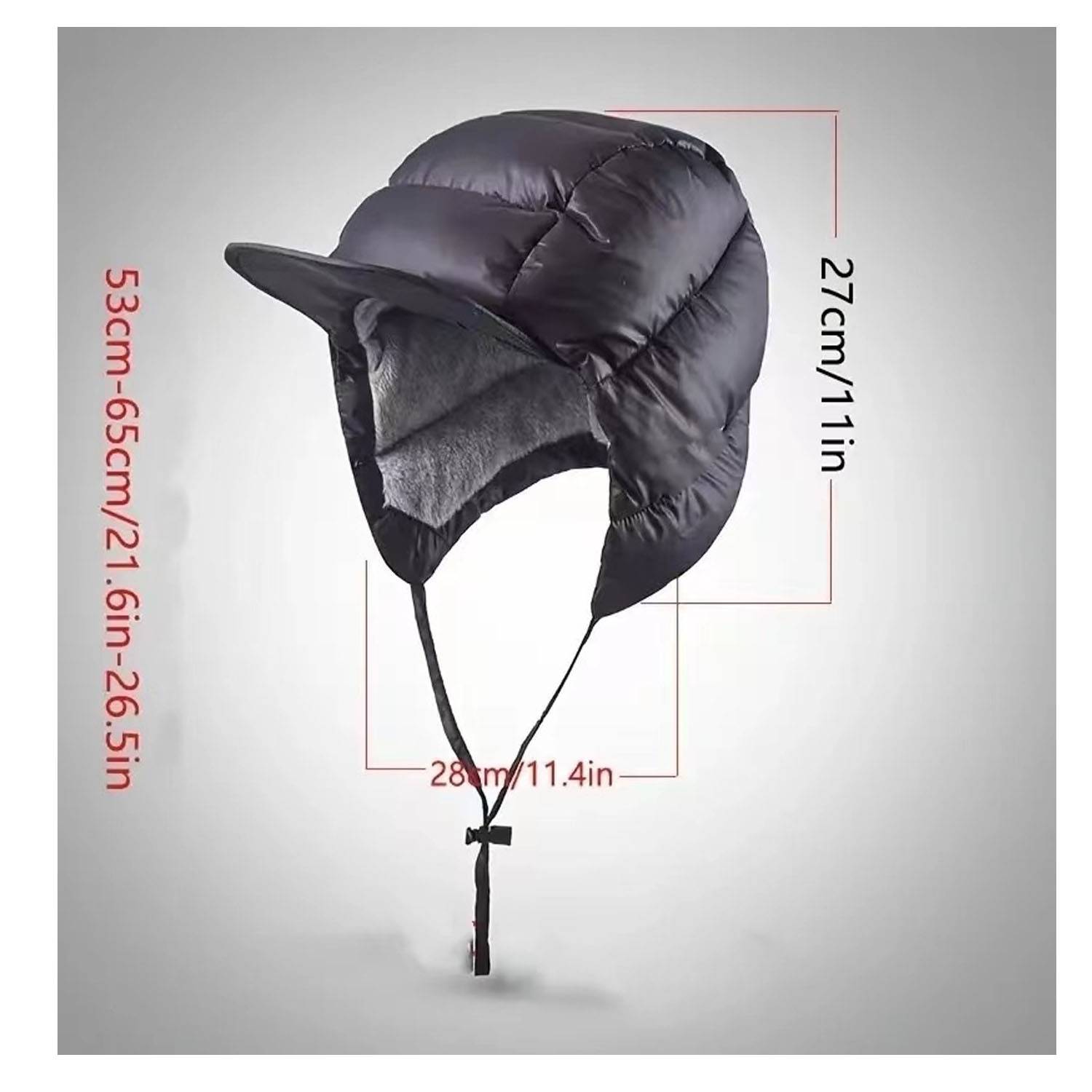 Winter Down Bomber Hat 2