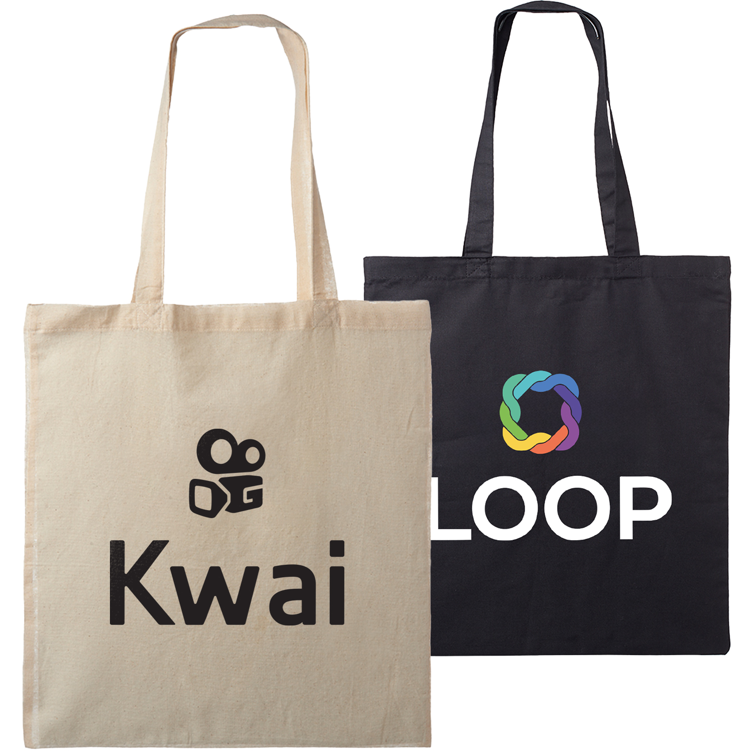Natural Cotton Fiber Tote Bag, custom tote bag with logo imprint 2