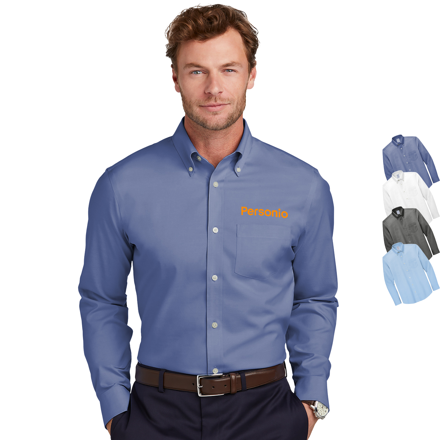 Brooks Brothers® Wrinkle-Free Stretch Pinpoint Shirt 4