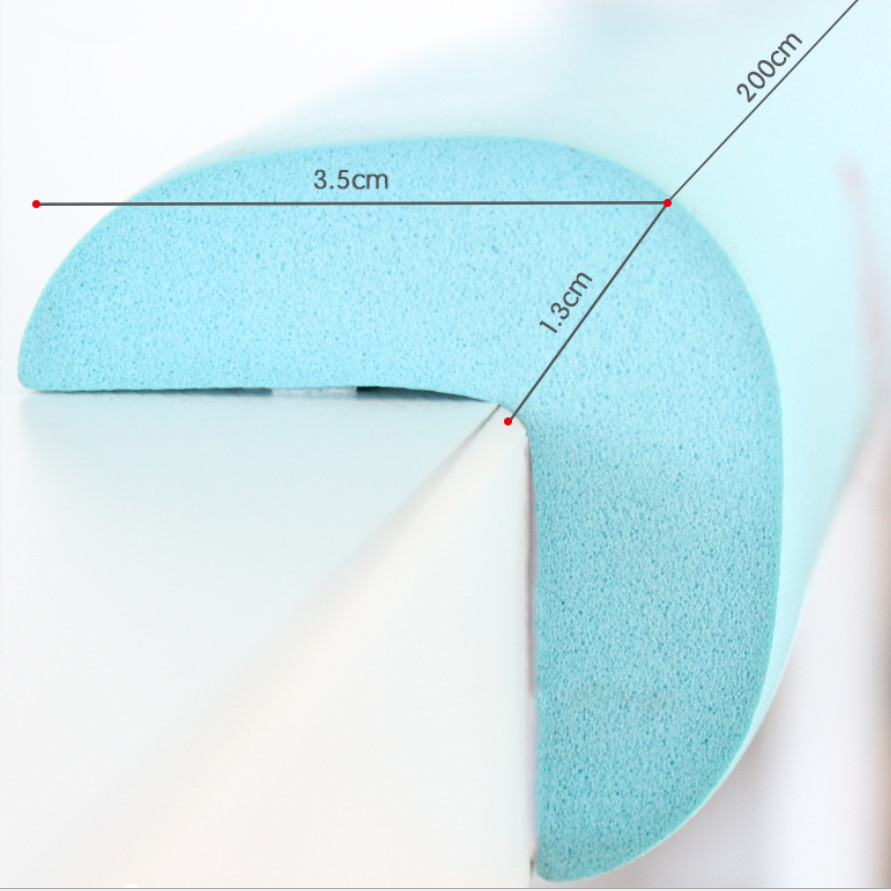 Complete set of soft edge baby safety corner guards 3