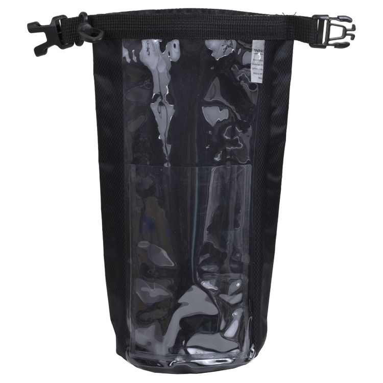 7" W x 11" H "The Navagio" 2.5 Liter Water Resistant Dry Bag With Clear Pocket Window 16