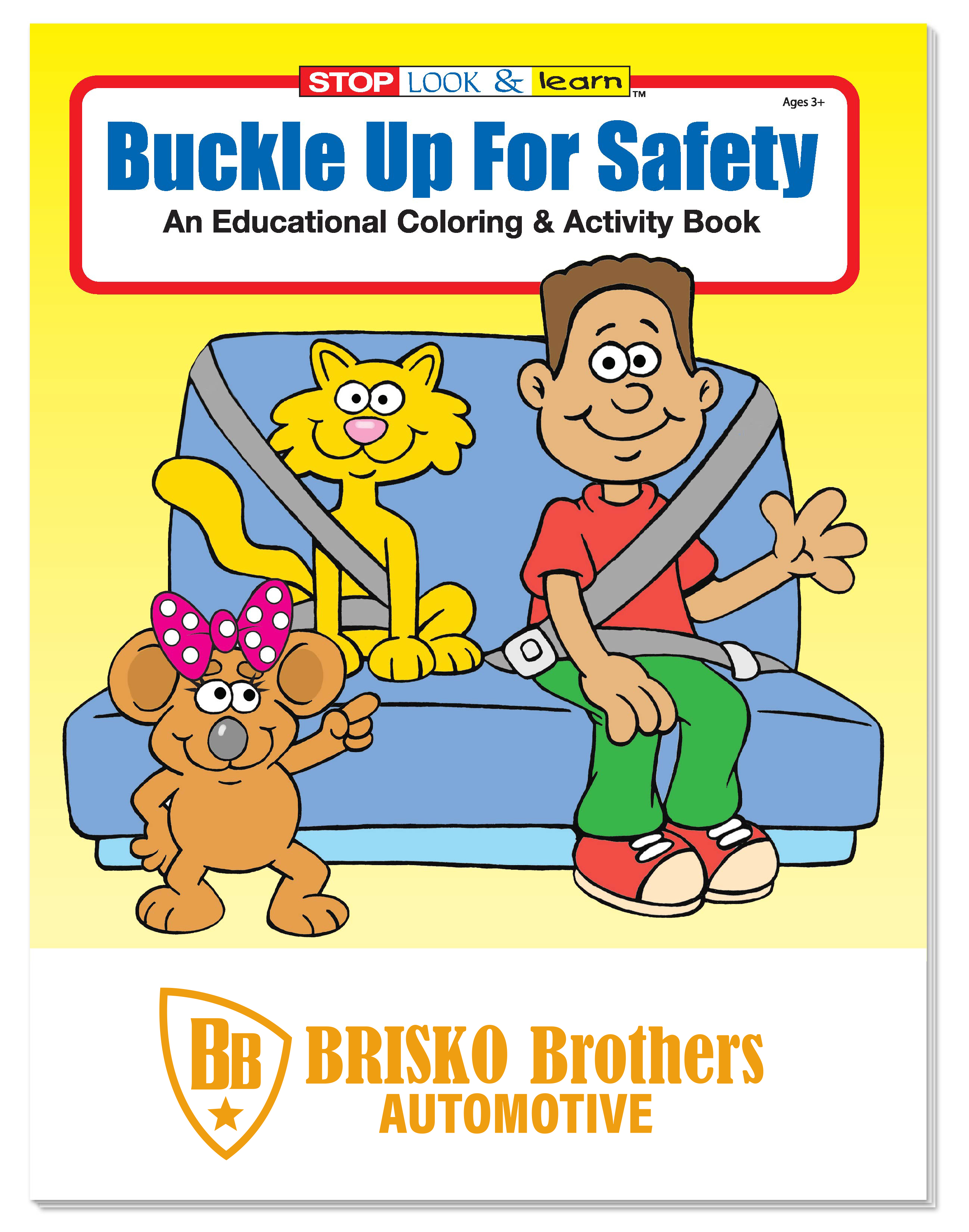 Coloring Book Buckle Up for Safety