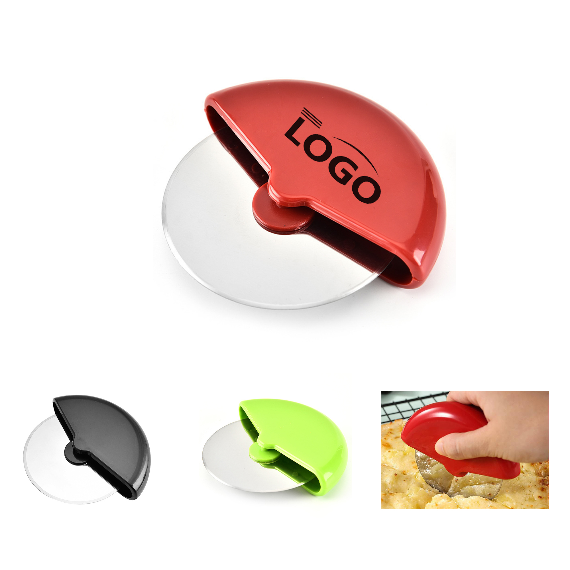 Round Pizza Cutter MOQ 100 PCS 3