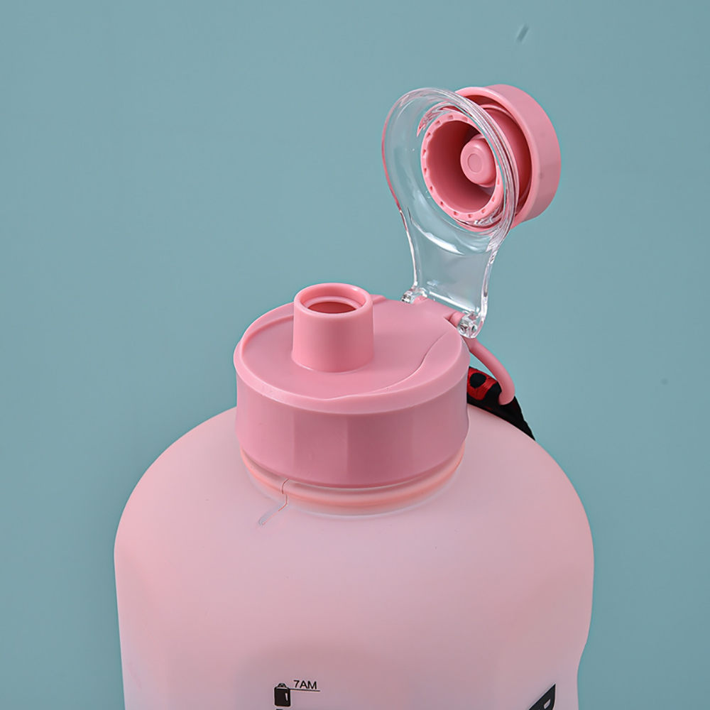 2.2L Large Frosted Sports Water Bottle 7