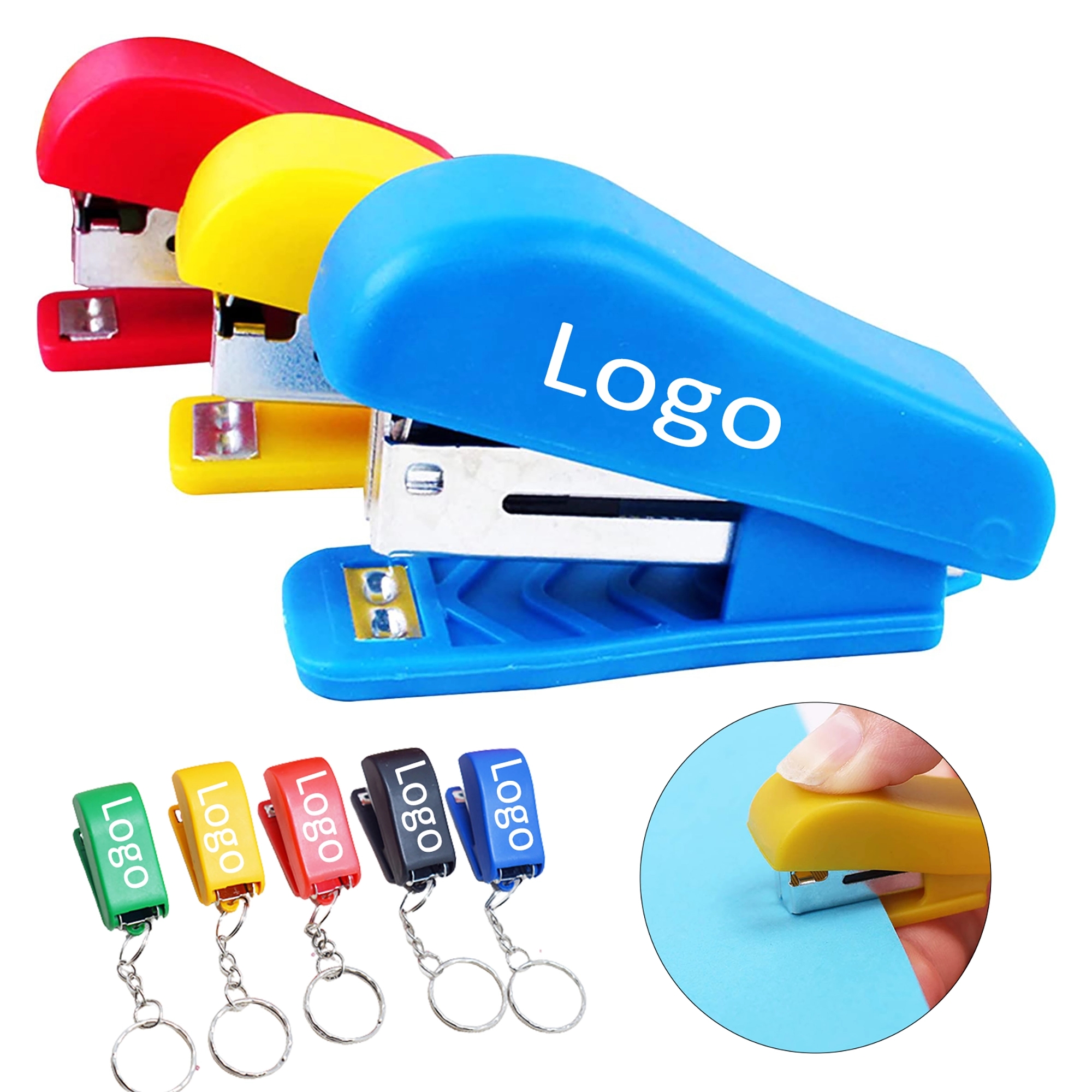 Mini Stapler with Keychain 1