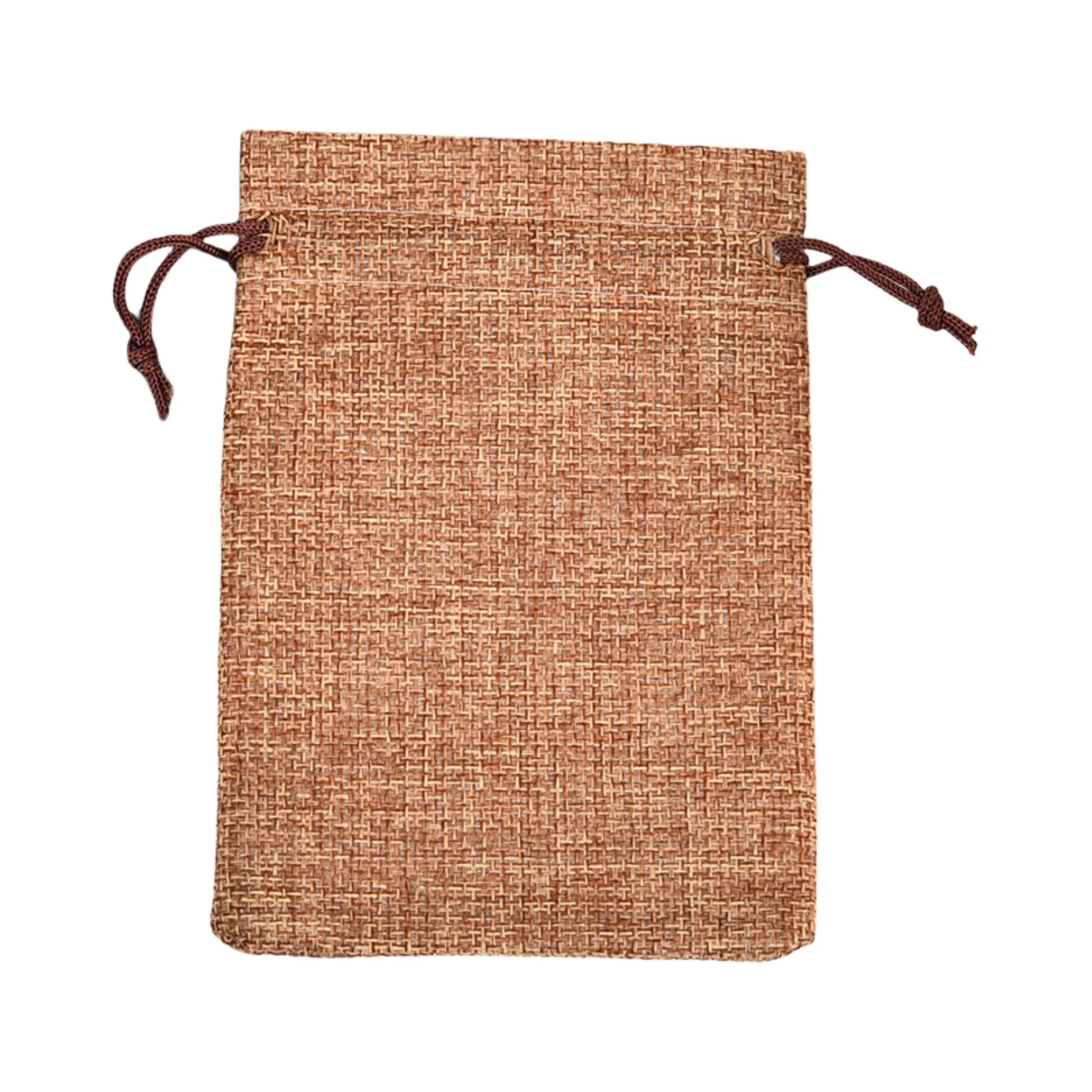 Linen Vintage Drawstring Pocket Gift Bag 9