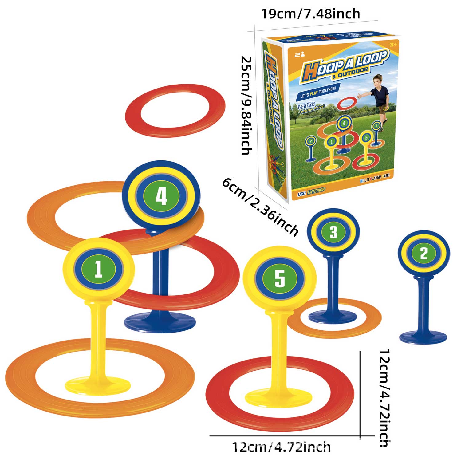 Outdoor Kids' Toy Beach & Lawn Ring Toss Game 2