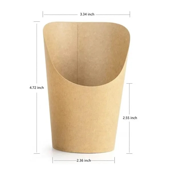 Kraft Paper French fry Boxes 3