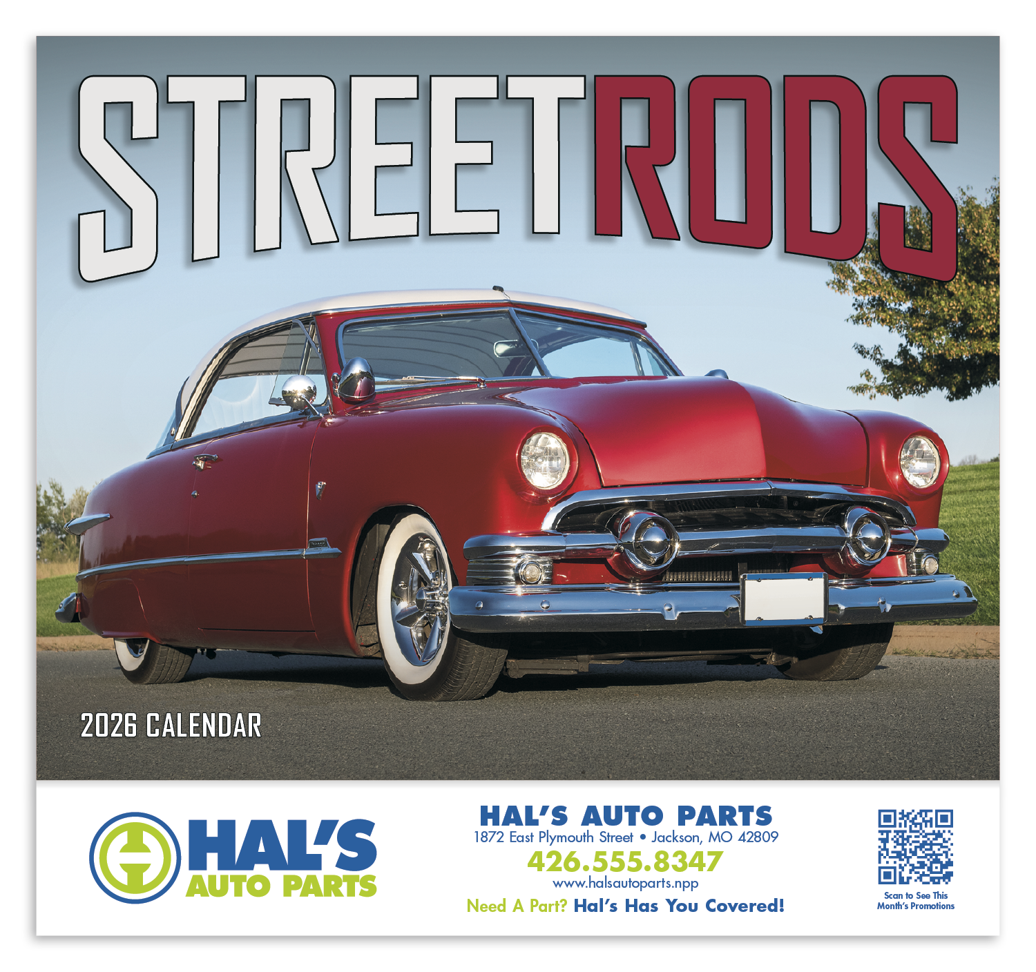 HotLine® Products Street Rod Fever Appointment Calendar - Stapled 44