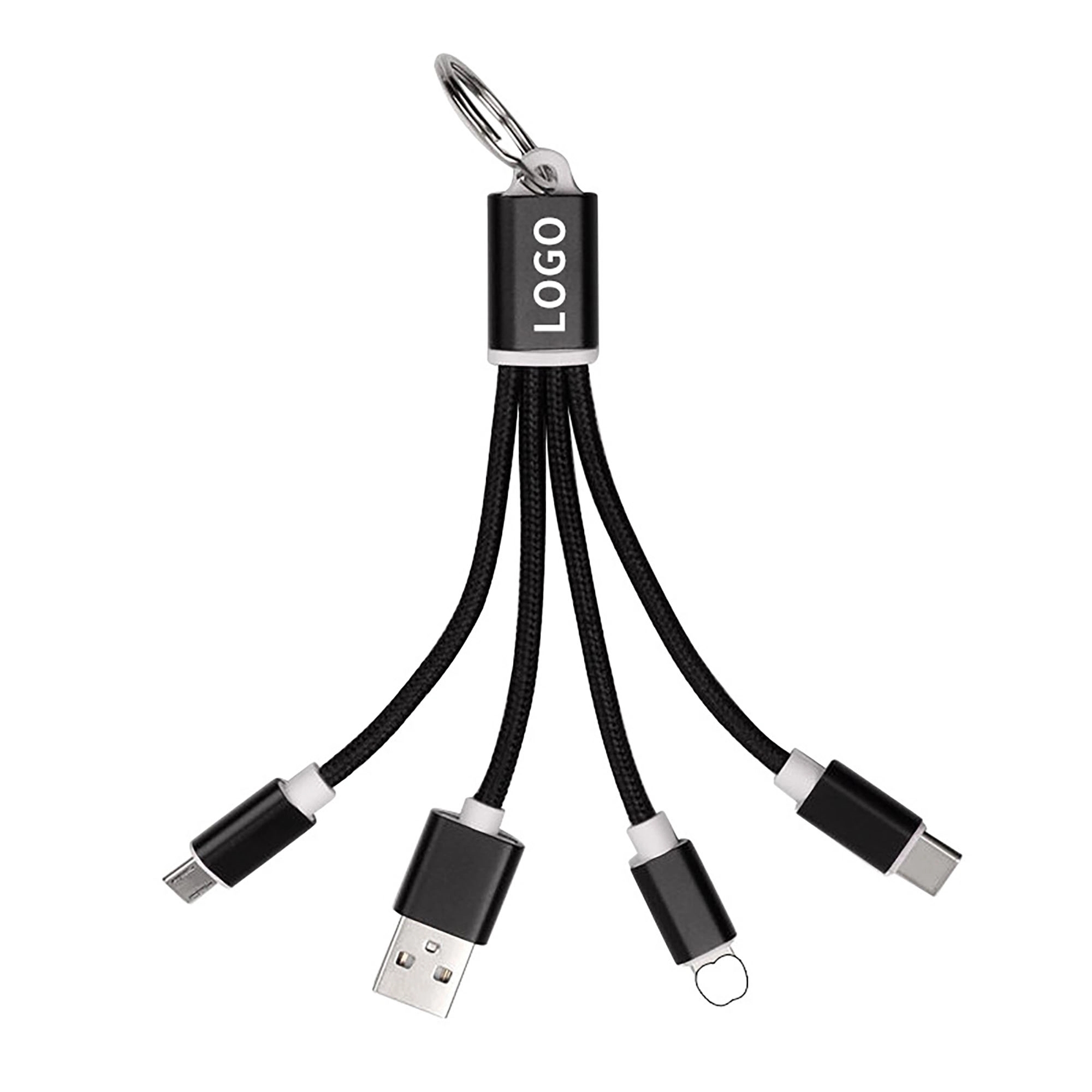 3 in 1 USB Charging Cable Keychain 5