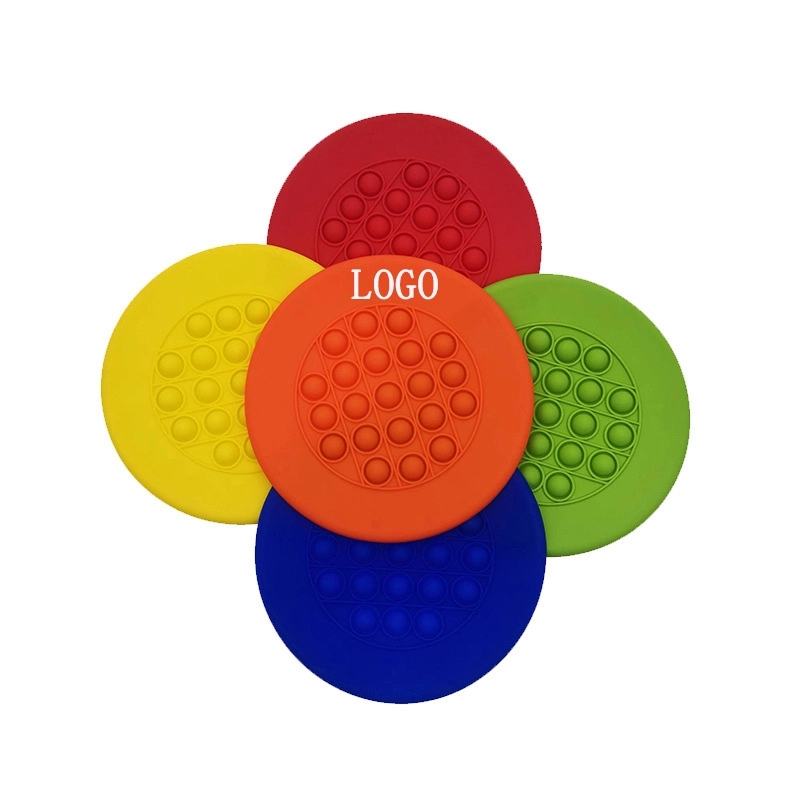 Silicone push pop flying discs 3