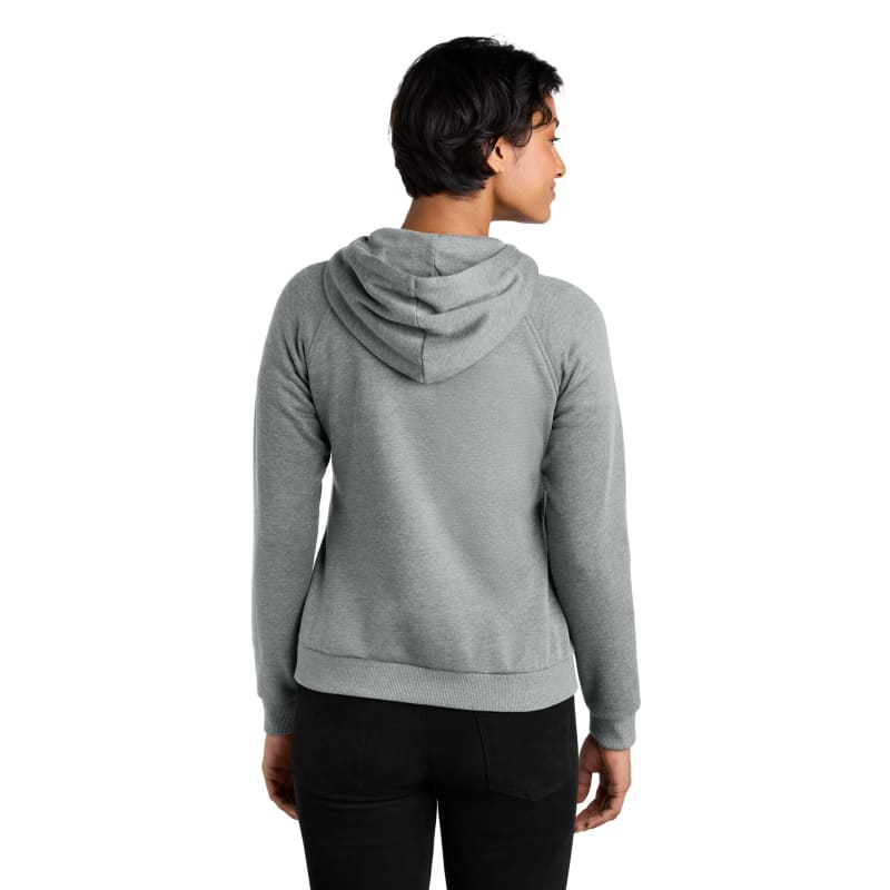 AllMade Women's Organic CVC Fleece Full-Zip Hoodie 8