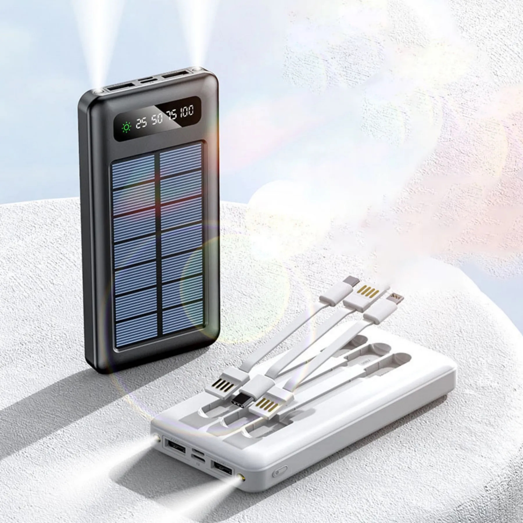 Solar 10000 mAh Power Bank 2