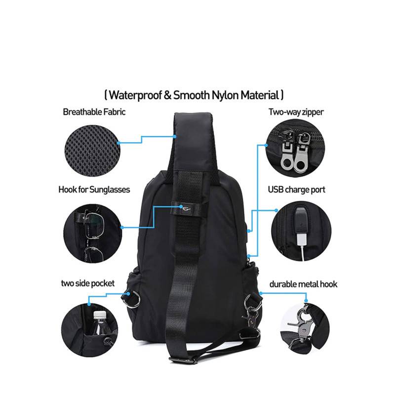 Usb Charging Port Crossbody Bag 5