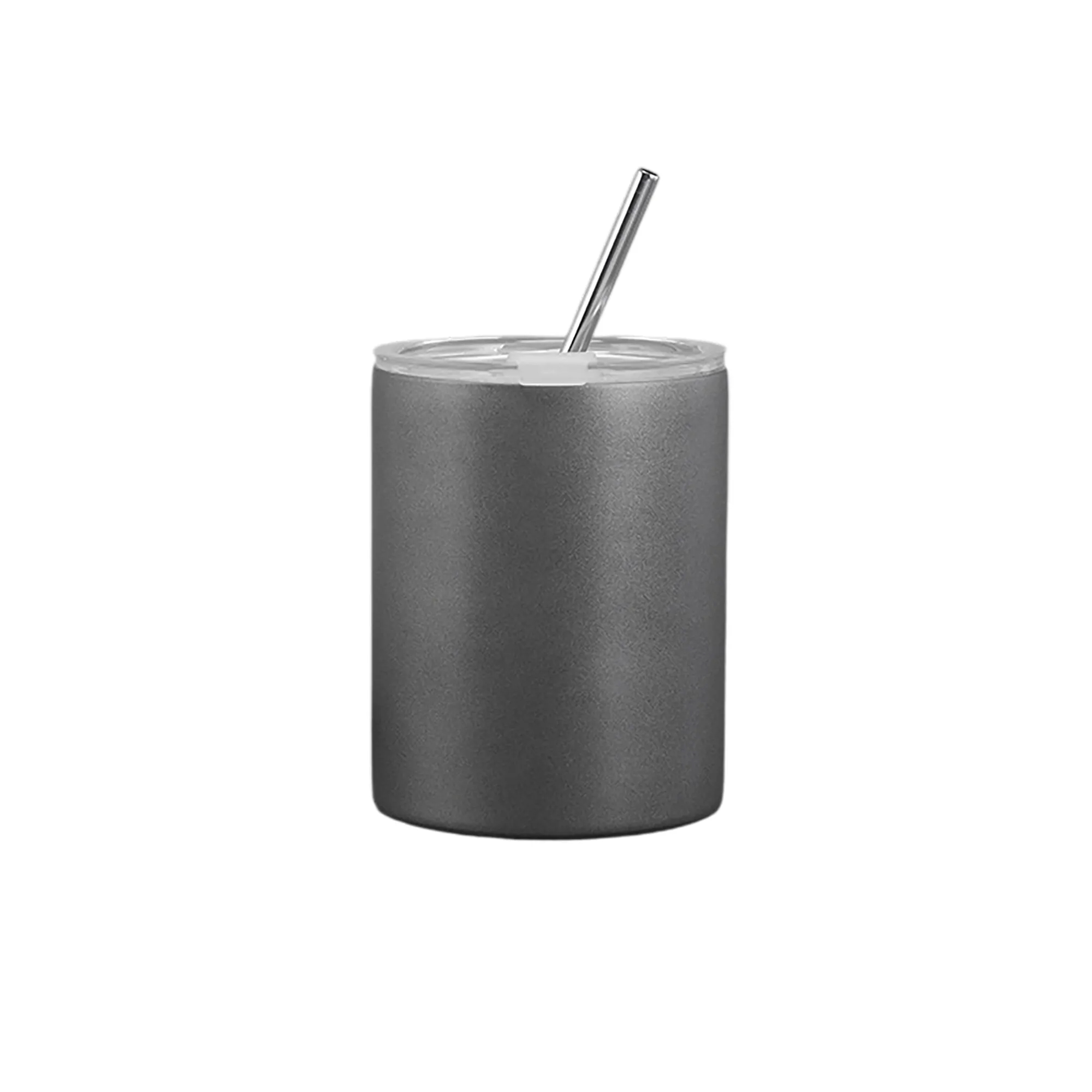 Stainless Steel Coffee Cup with Straw 4