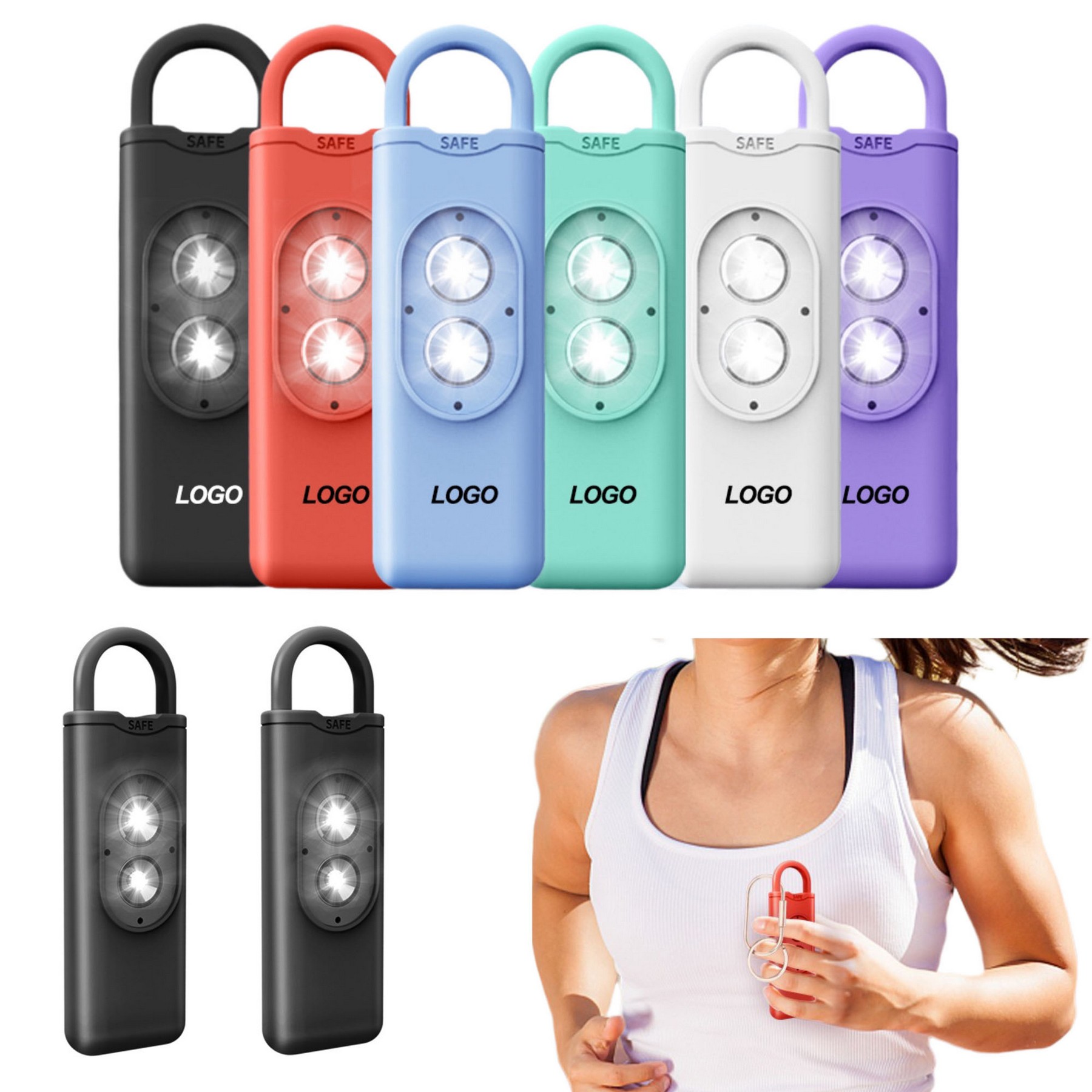 Alarm Keychain for Women Self Defense 3