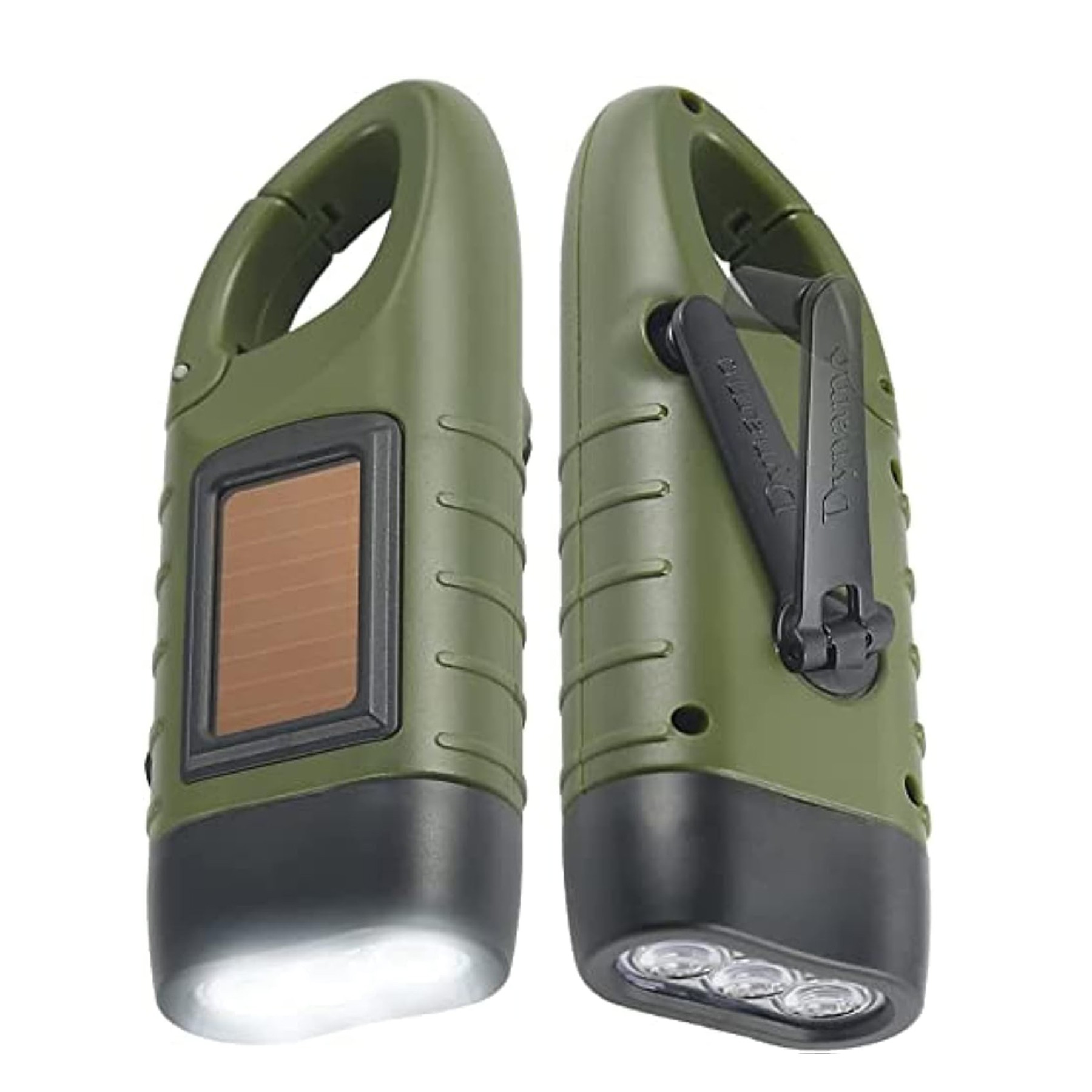 Solar Powered Hand Crank Flashlight 4