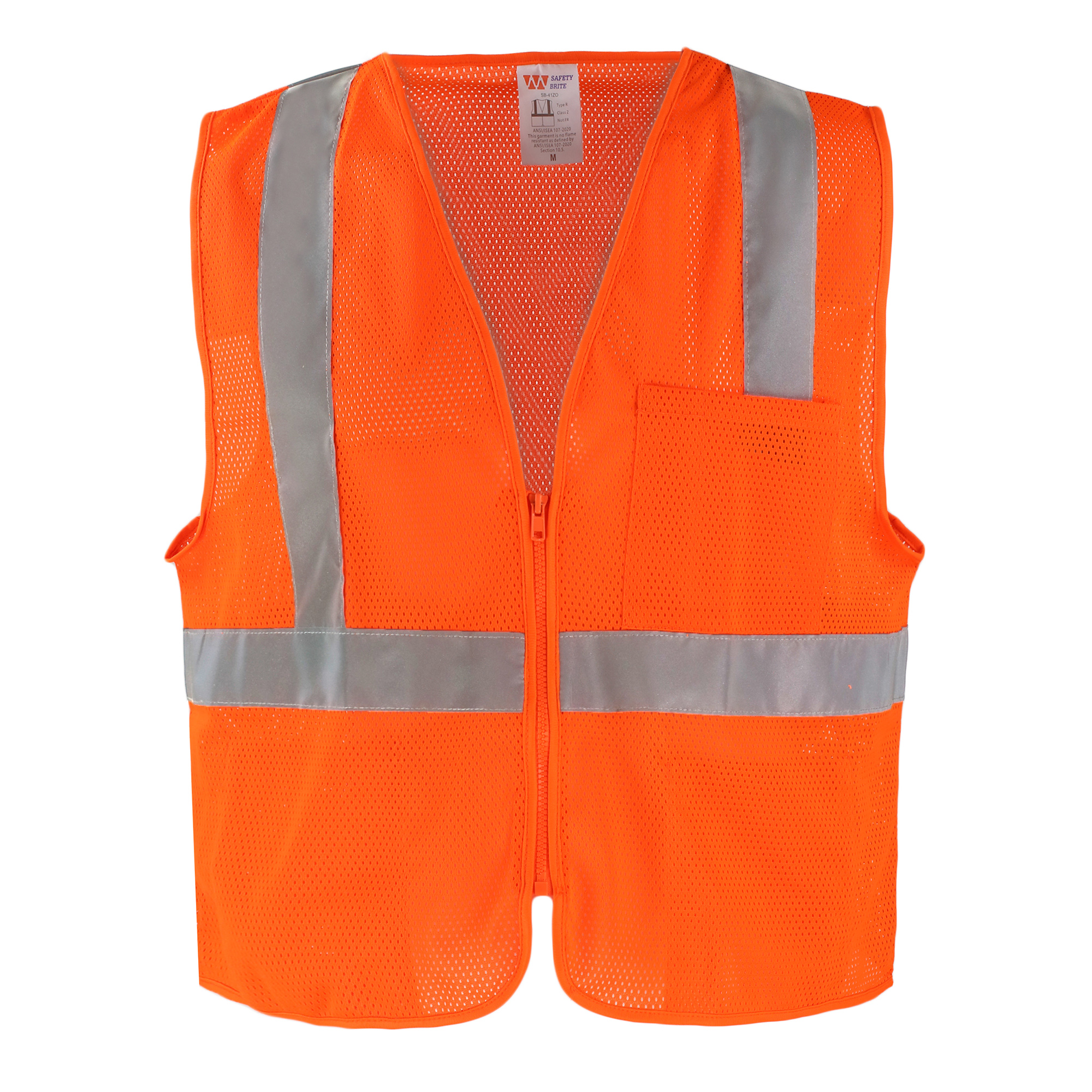 Safety Brite  HI VISIBILITY MESH SAFETY VEST 2