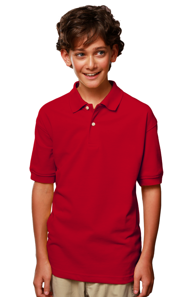 Youth Superblend Short-Sleeve Pique Polo 8
