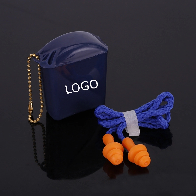 Silicone Corded Earplugs with Carrying Case 3
