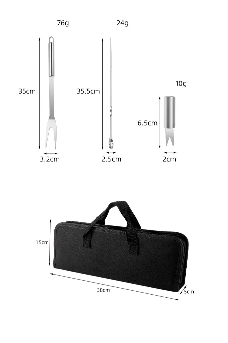 Barbecue Tool Set of 20pcs 5