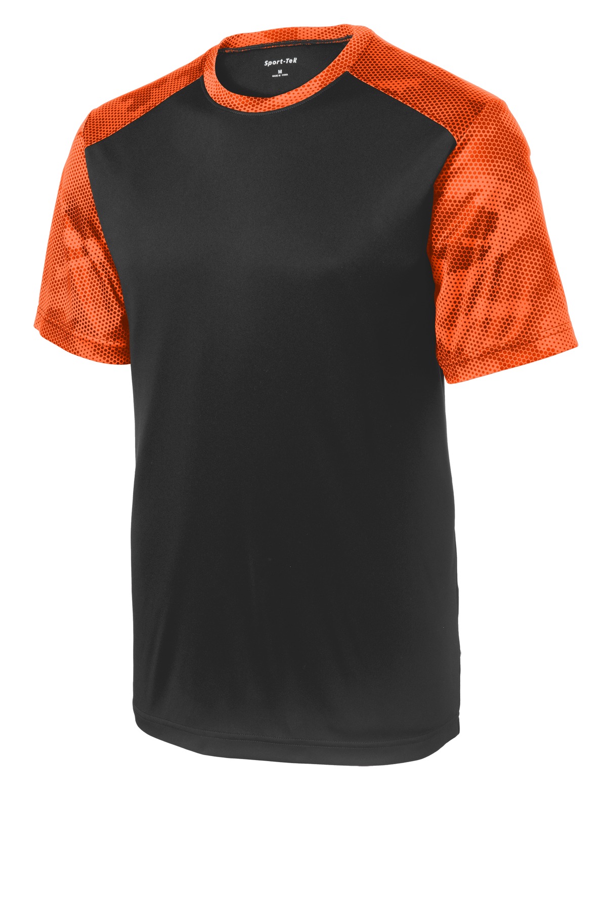 Sport-Tek CamoHex Colorblock Tee. ST371 44