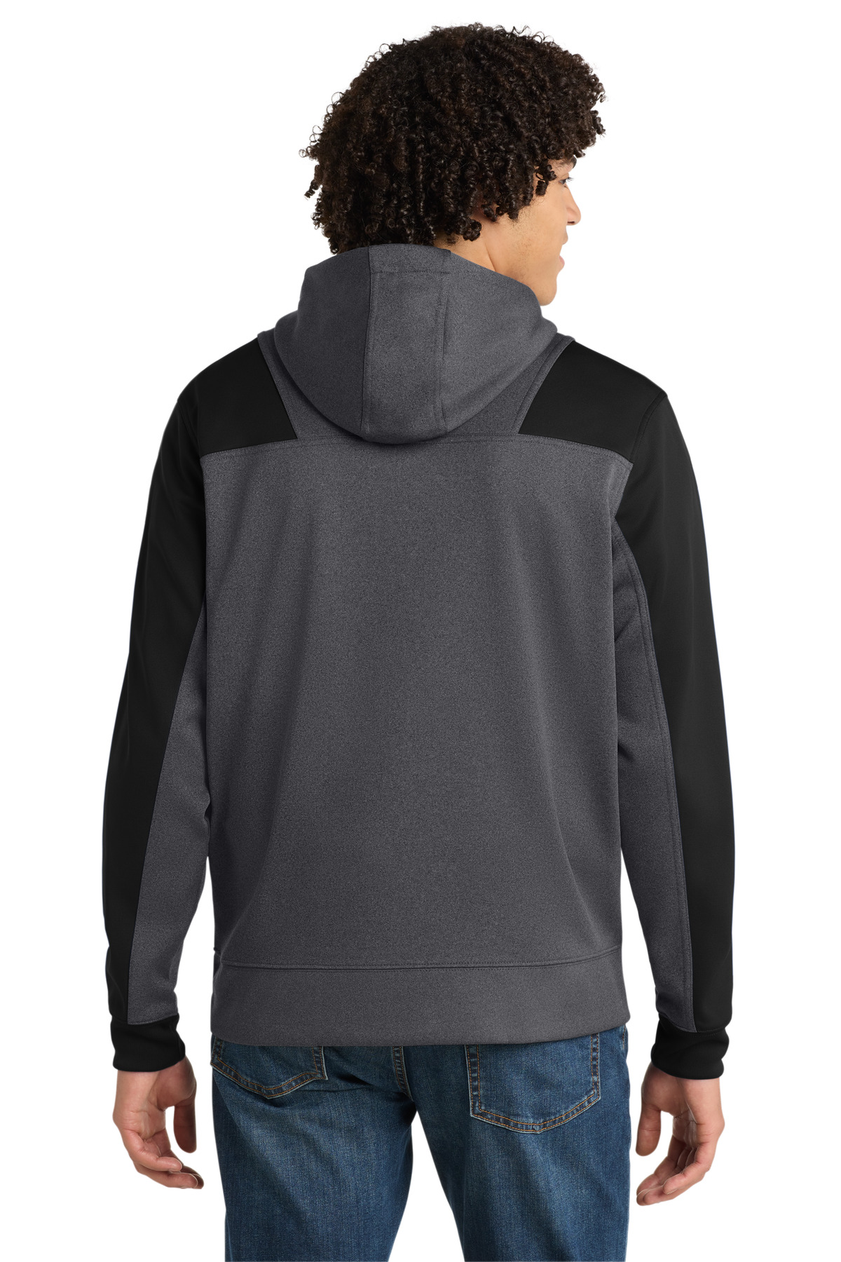 Sport-Tek Tech Fleece Colorblock 1/4-Zip Hooded Sweatshirt. ST249, custom hoodie or sweatshirt with logo imprint 61