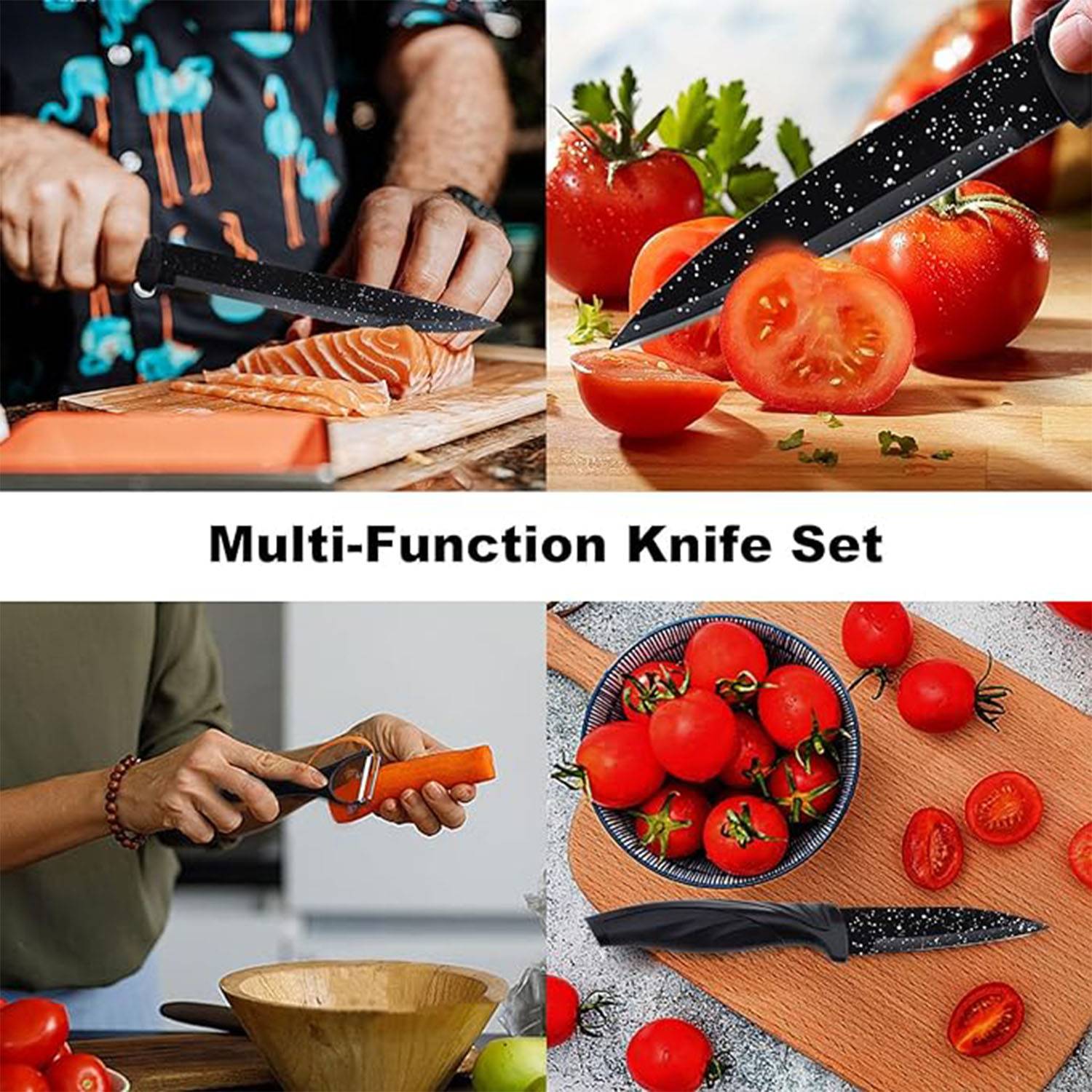 Knife & Peeler Set 6