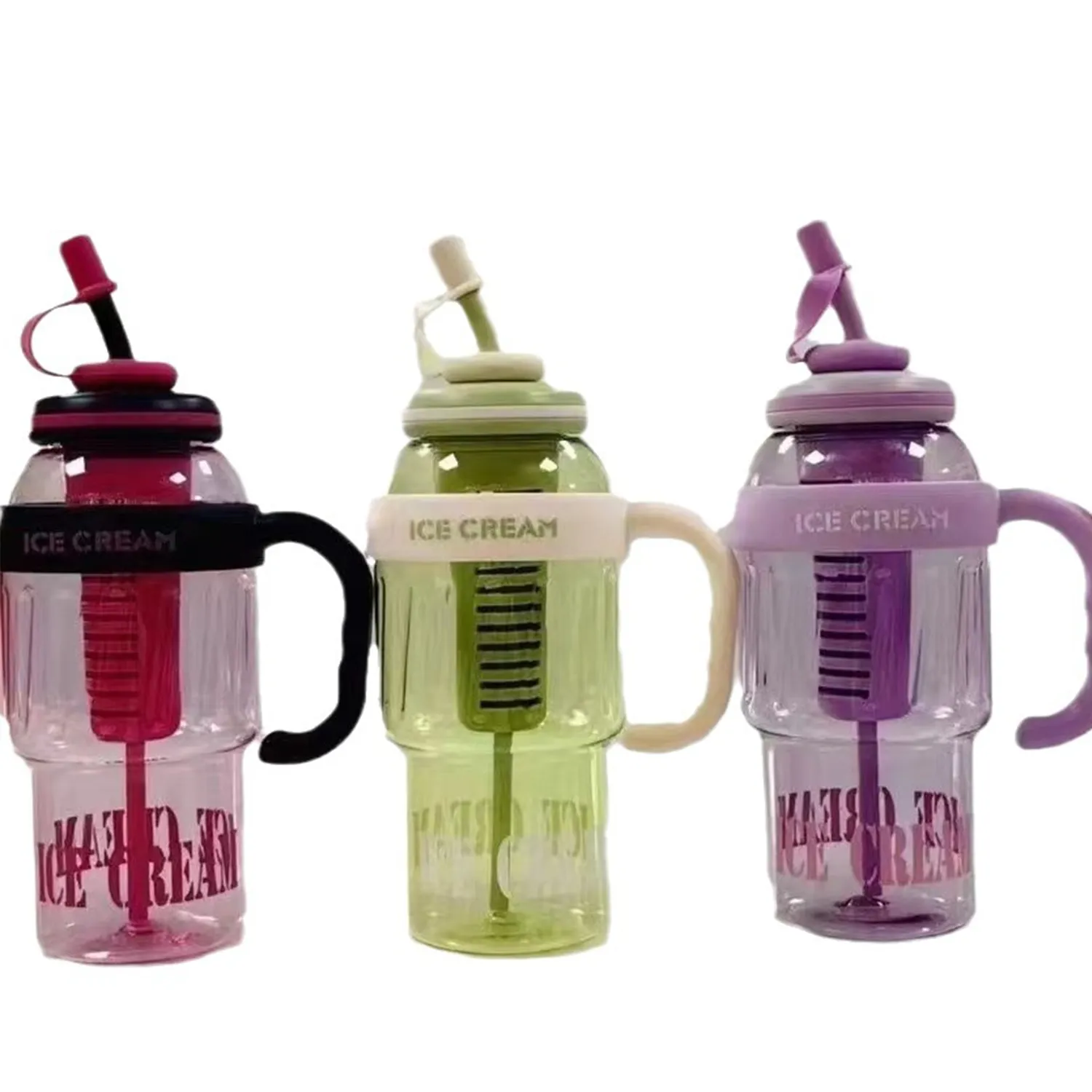 47OZ Large Capacity Tea Cup With Straw 3