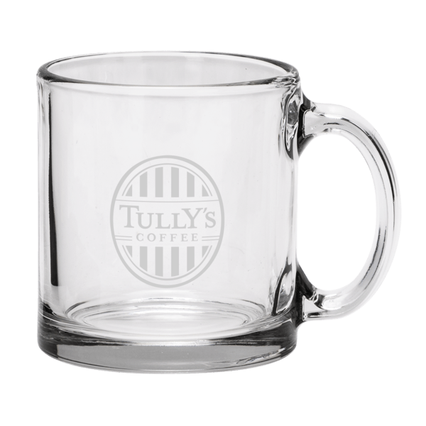 Red Eye 13 oz Libbey Clear Glass Coffee Mug 49