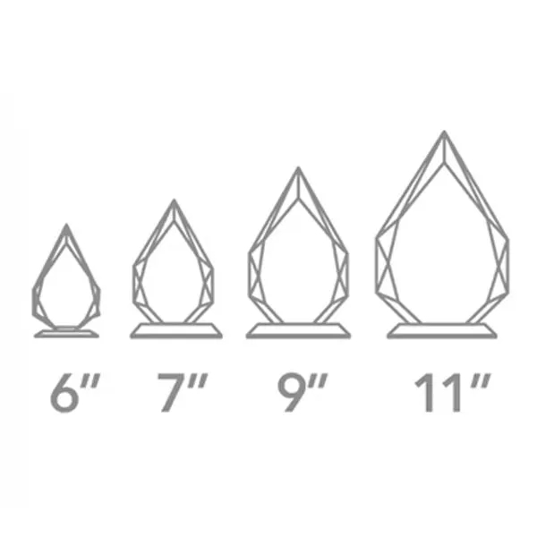 Optical Prism Peak Crystal Award 3