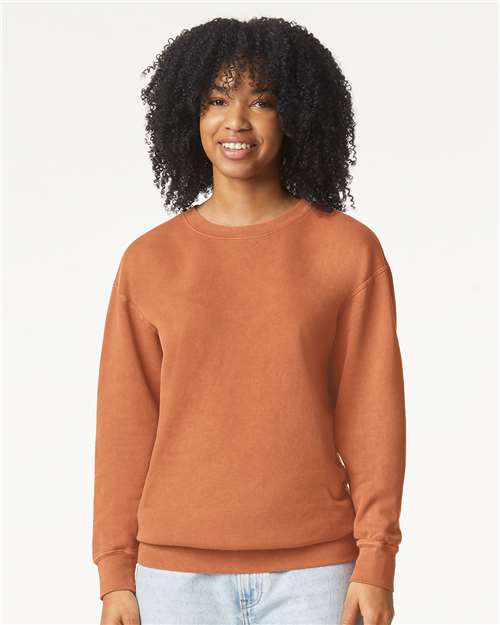 Unisex Garment-Dyed Lightweight Crewneck Sweatshirt - 1466 124