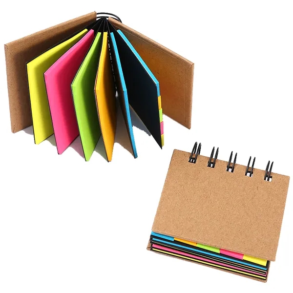 Mini Spiral Sticky Notes & Flags 5