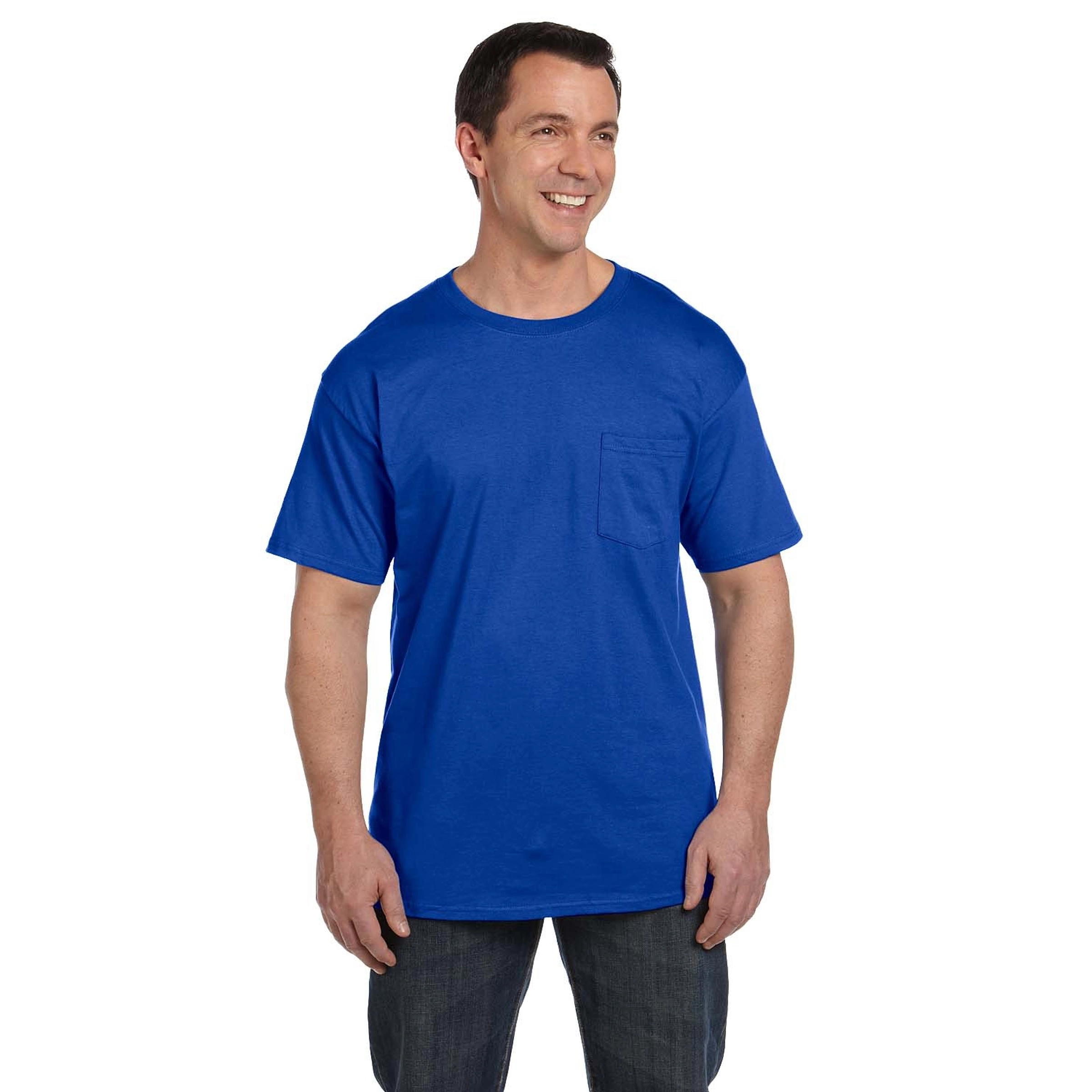 Hanes Adult 6.1 oz Beefy-T with Pocket 13