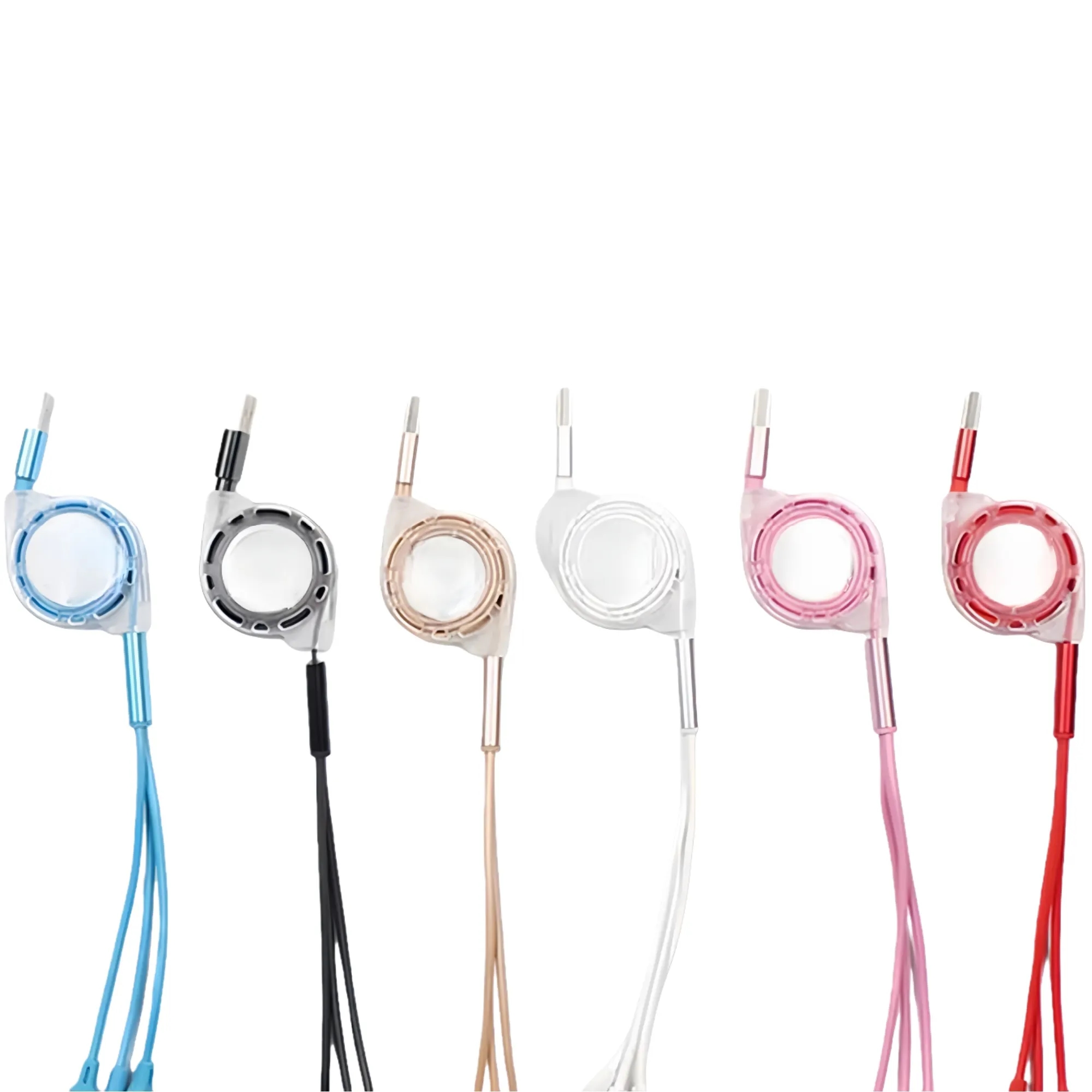 Portable 3 in 1 Retractable Travel Charging Cord Cable 3