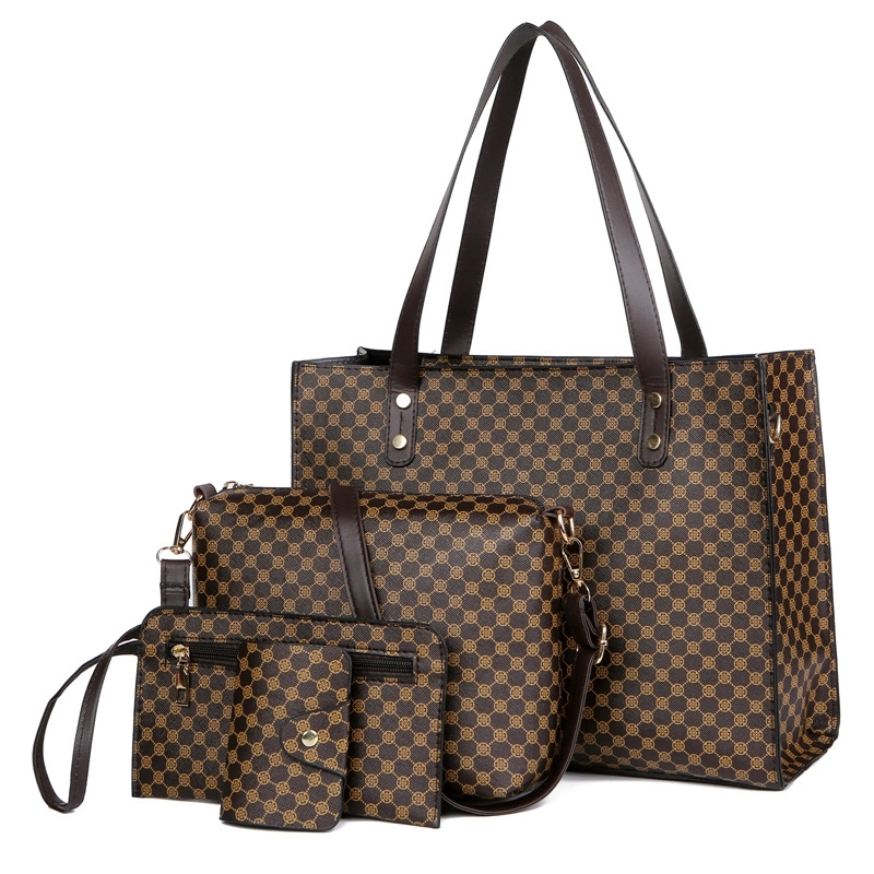 Custom Satchel Purse Set 4pcs 2