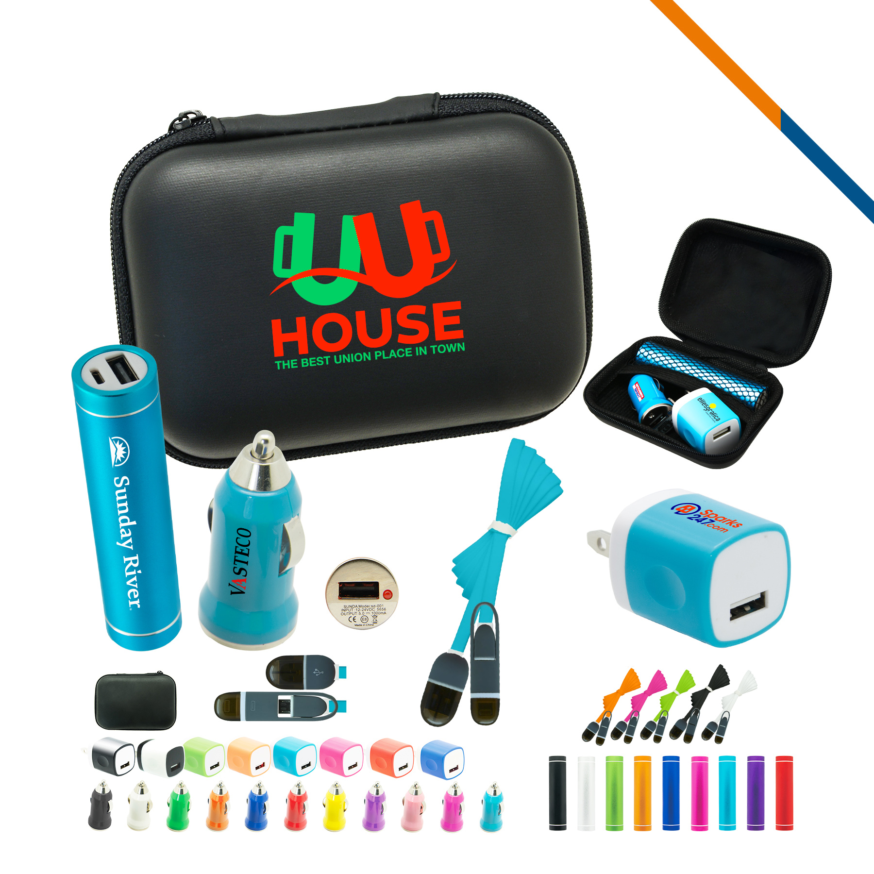 Ferrari Charging Set (4in1) -2200 mAh 2