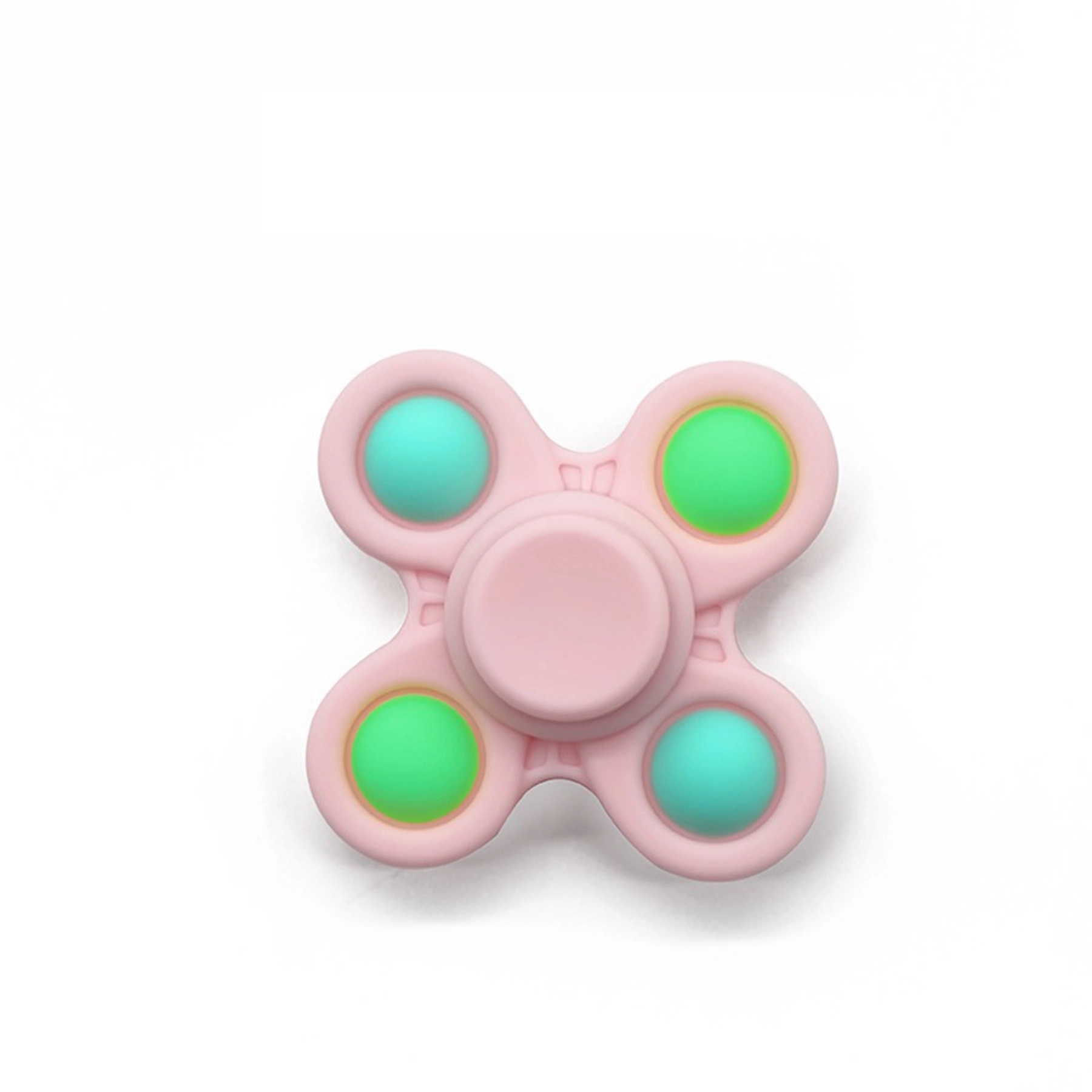 Clover Shaped Push Bubble Fidget Spinner Toy 12