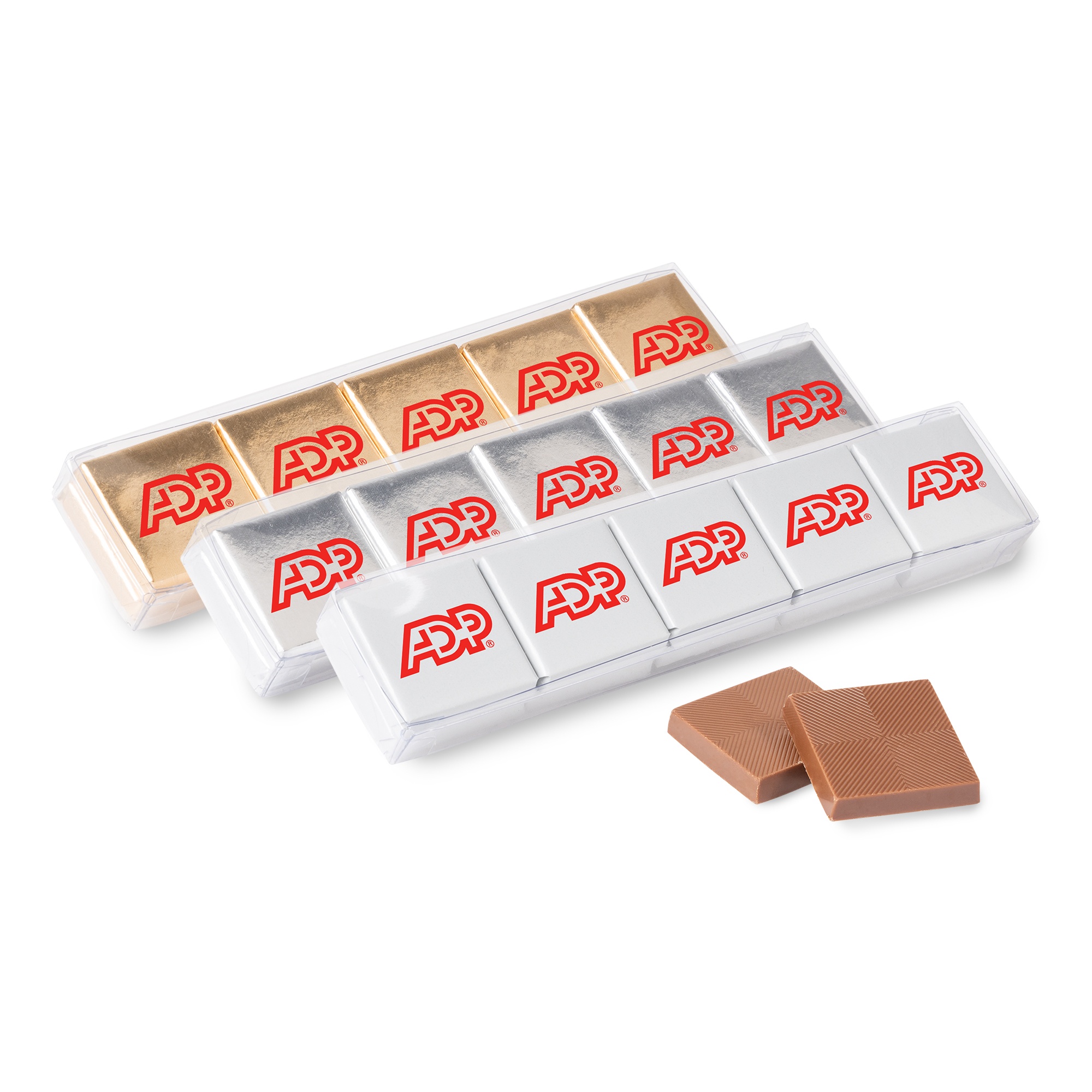 Ten Piece Chocolate Foiled Square Acetate 2