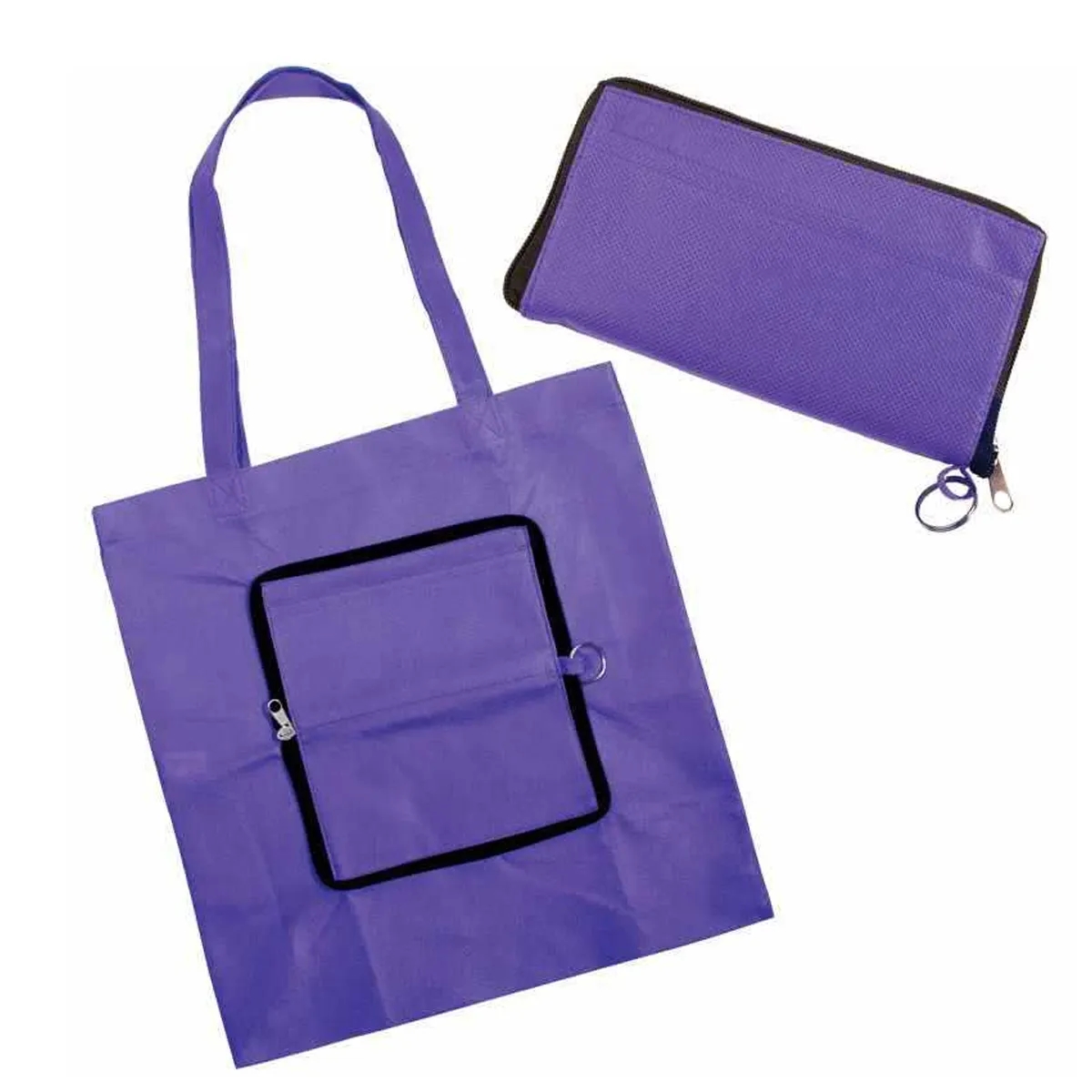 Reusable Foldable Large Non Woven Tote Bags for Groceries 2