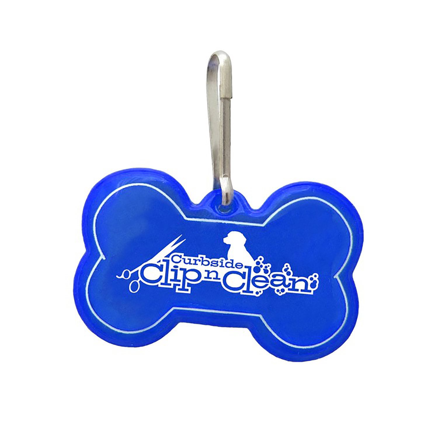 Bone Shaped Reflective Pet Tag