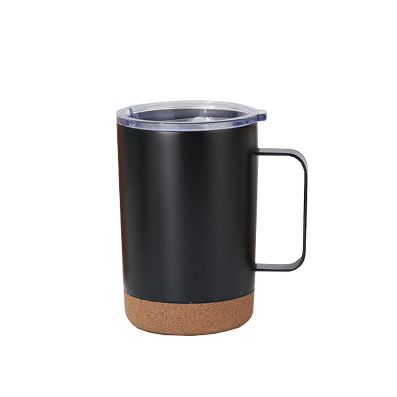 12oz Cork Bottom Insulated Travel Mug 7