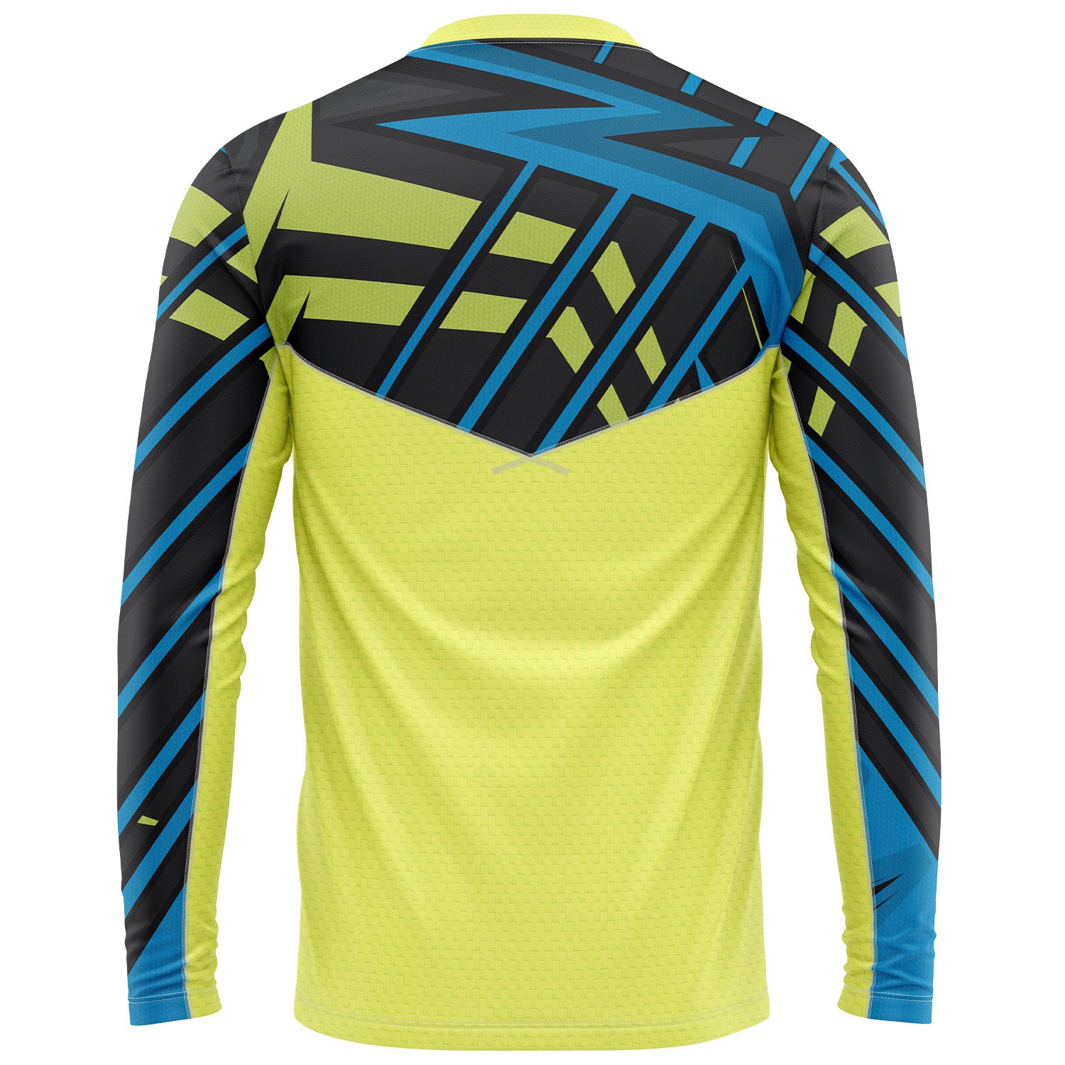 Unisex 170 GSM Sunproof SPF 50+ Sublimation Long Sleeve Fishing T Shirt w/ Side & Back Mesh 1