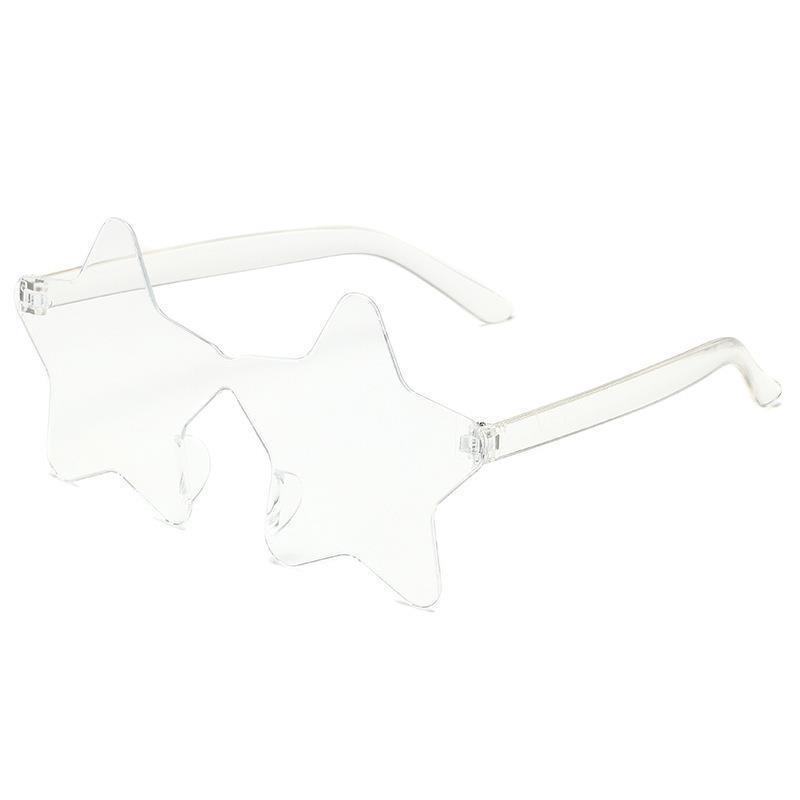 Star Shaped Rimless Sunglasses for Traveling 1