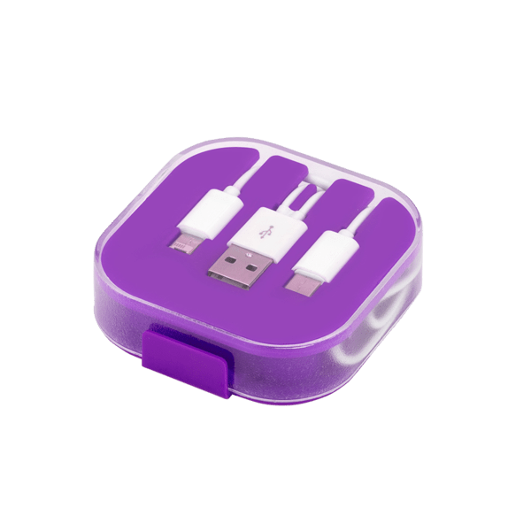 3 Piece Charging Cable Set with Phone Holder 9